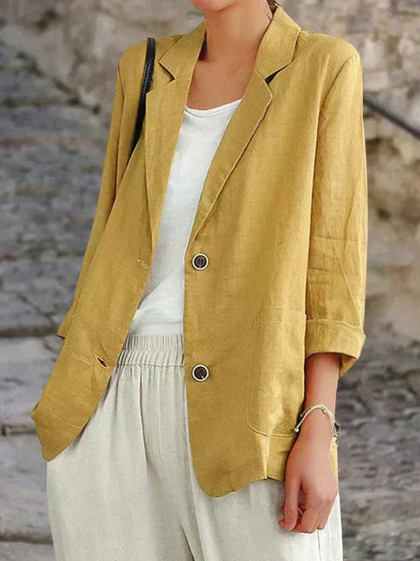 Classic Women's Linen Jacket