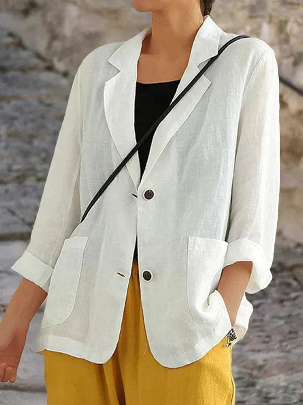 Classic Women's Linen Jacket