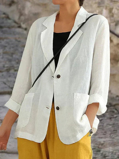 Classic Women's Linen Jacket