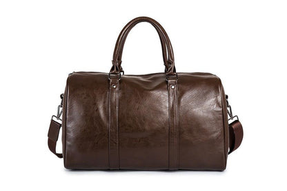 Spacious Genuine Leather Duffel Bag