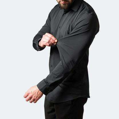 Men's Slim Fit Dress Shirt - Easy Iron, Stretchy & Comfortable