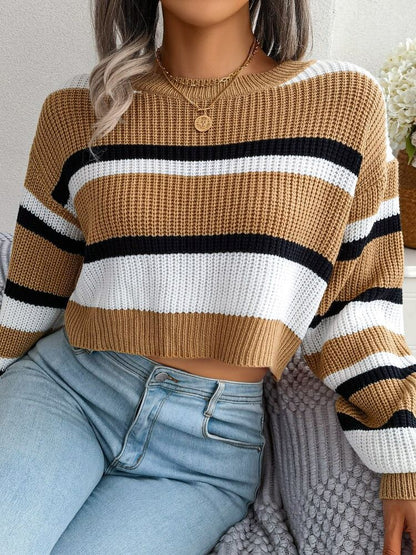 Colorful Short Sleeve Sweater Emory