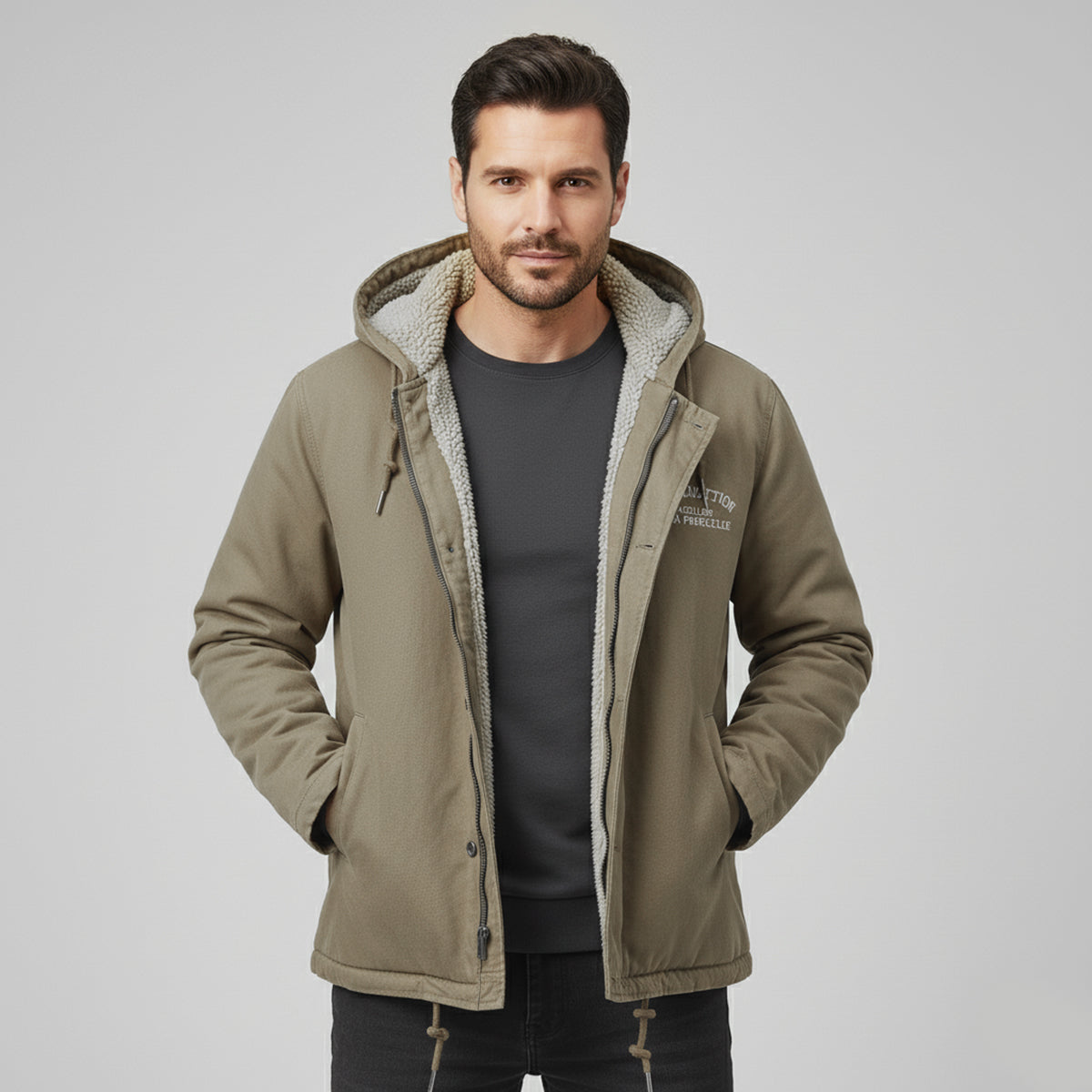 Insulated Men's Waterproof Padded Winter Coat