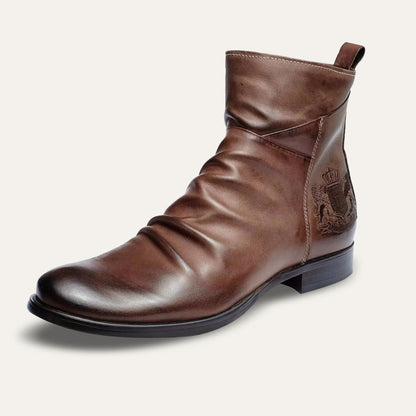 Premium Men's Chelsea Leather Ankle Boots - OutfitLondon