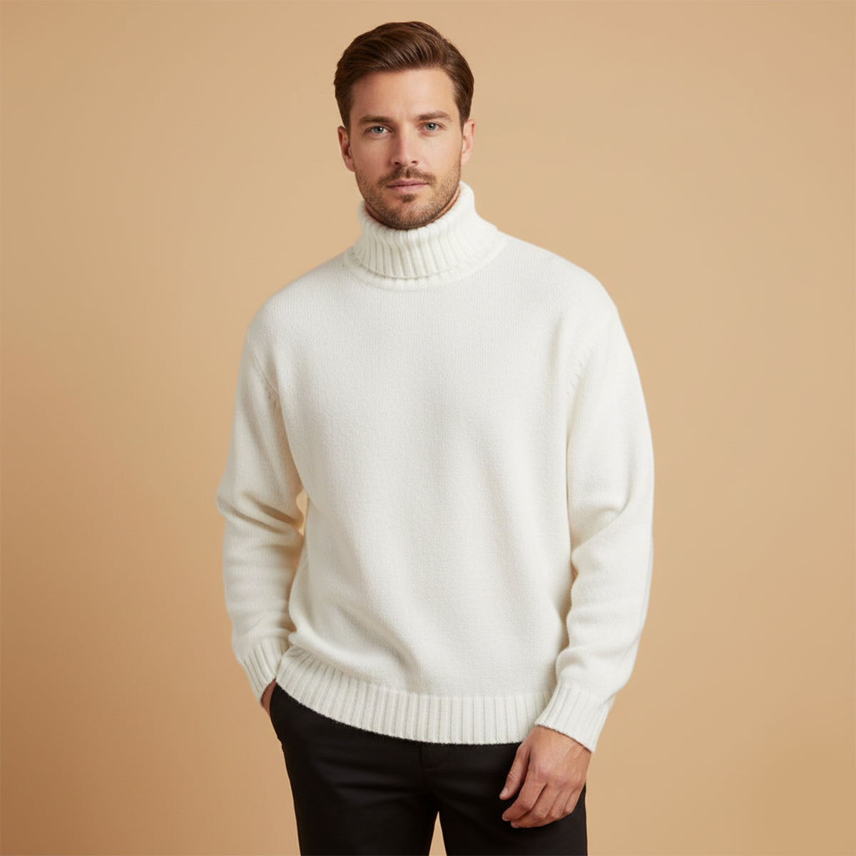 Comfy Mens Thick Crew Neck Sweater