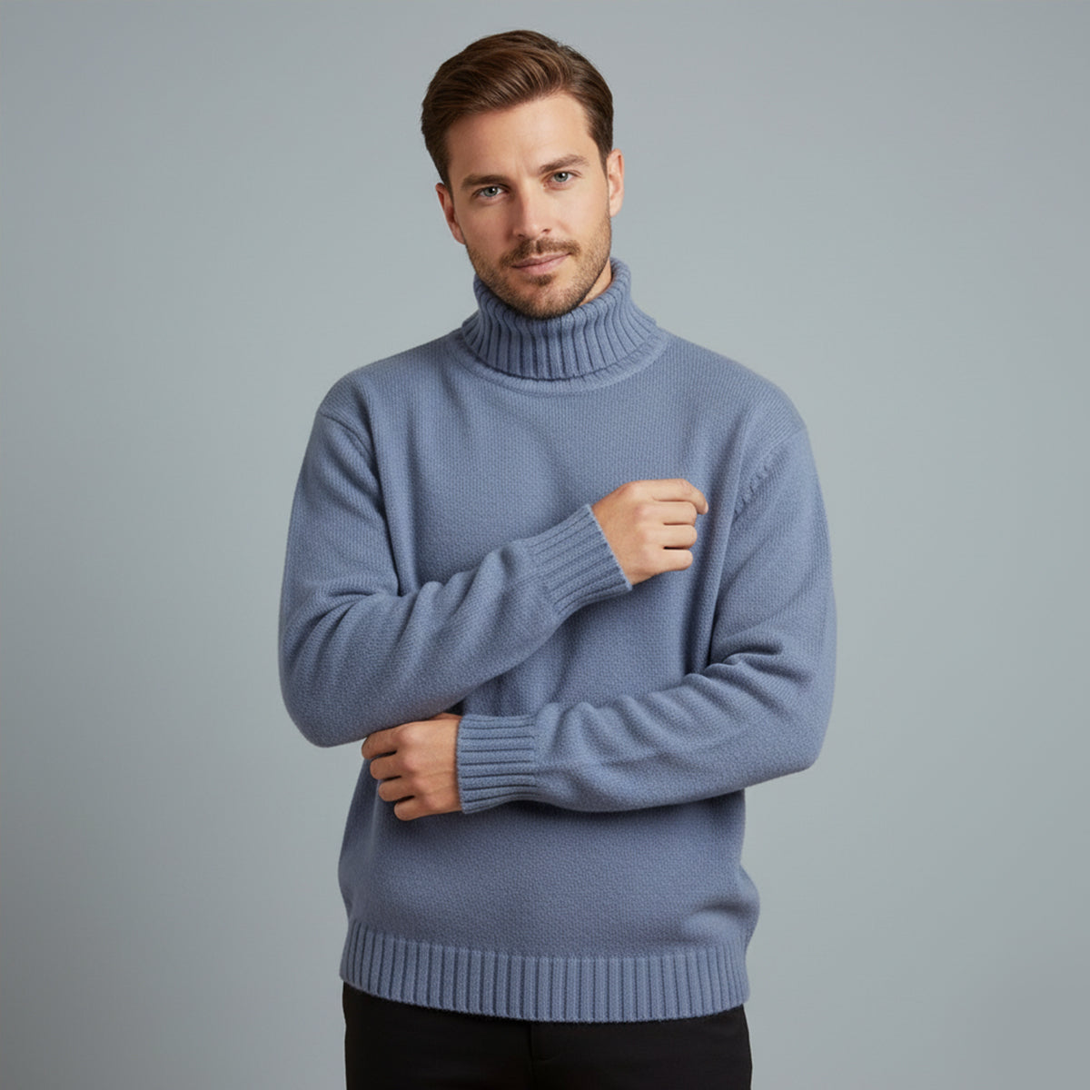 Comfy Mens Thick Crew Neck Sweater
