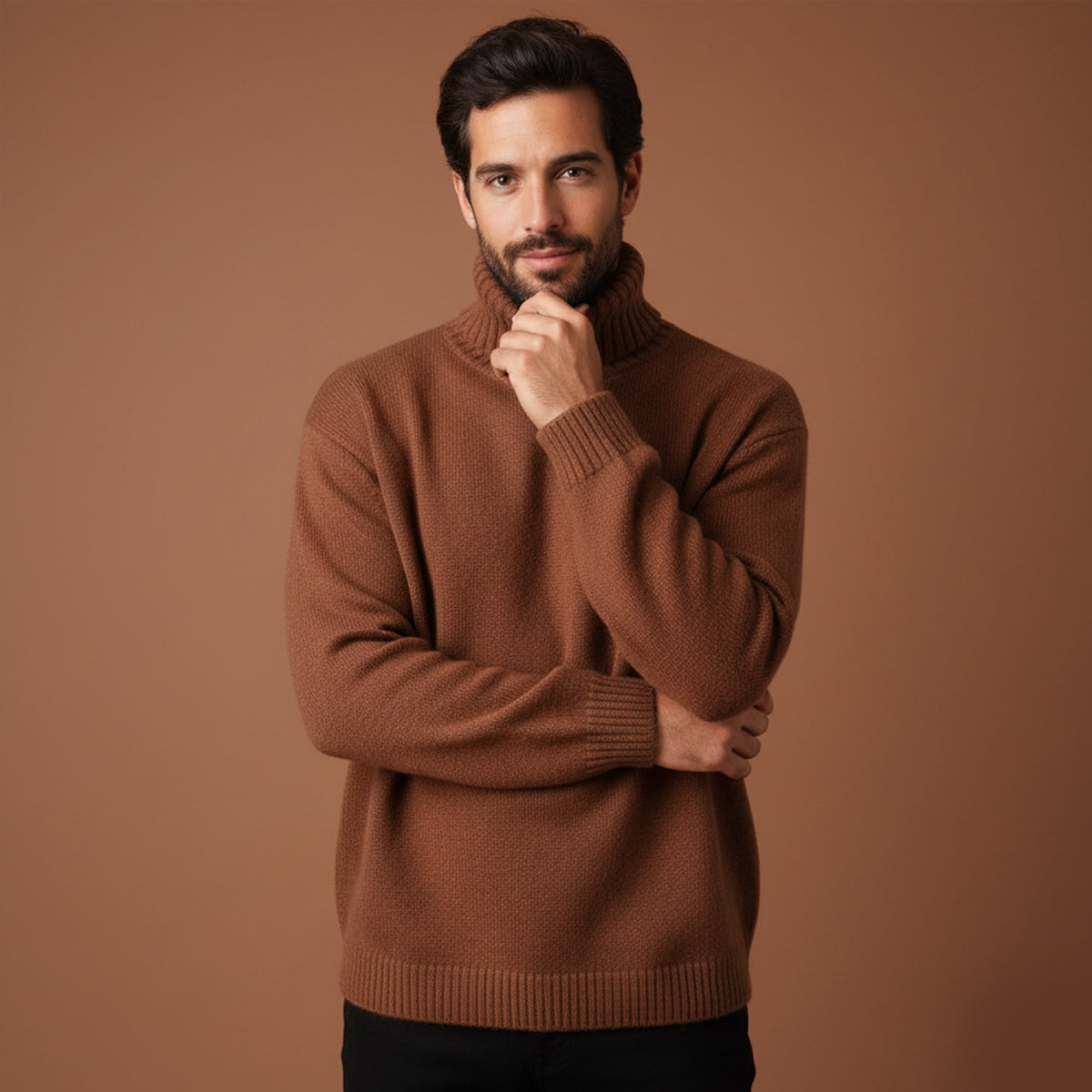 Comfy Mens Thick Crew Neck Sweater