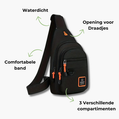 Tough Leather Crossbody Bag