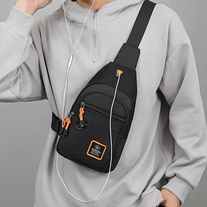 Tough Leather Crossbody Bag