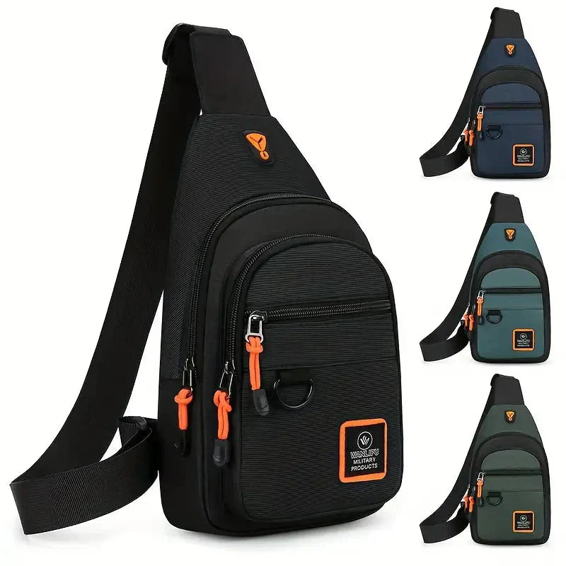 Tough Leather Crossbody Bag