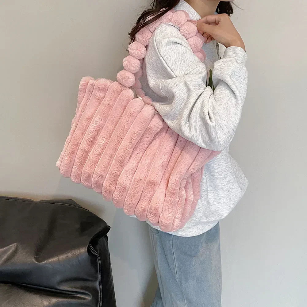 Trendy Large Tote Handbag