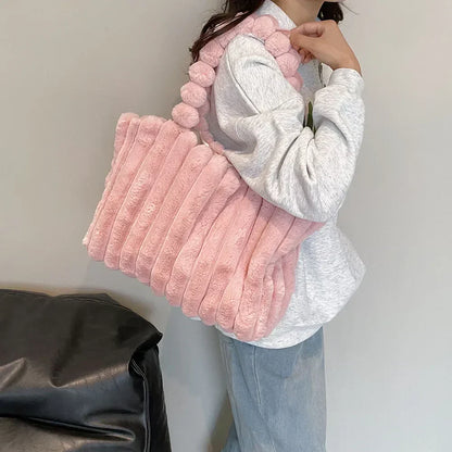 Trendy Large Tote Handbag