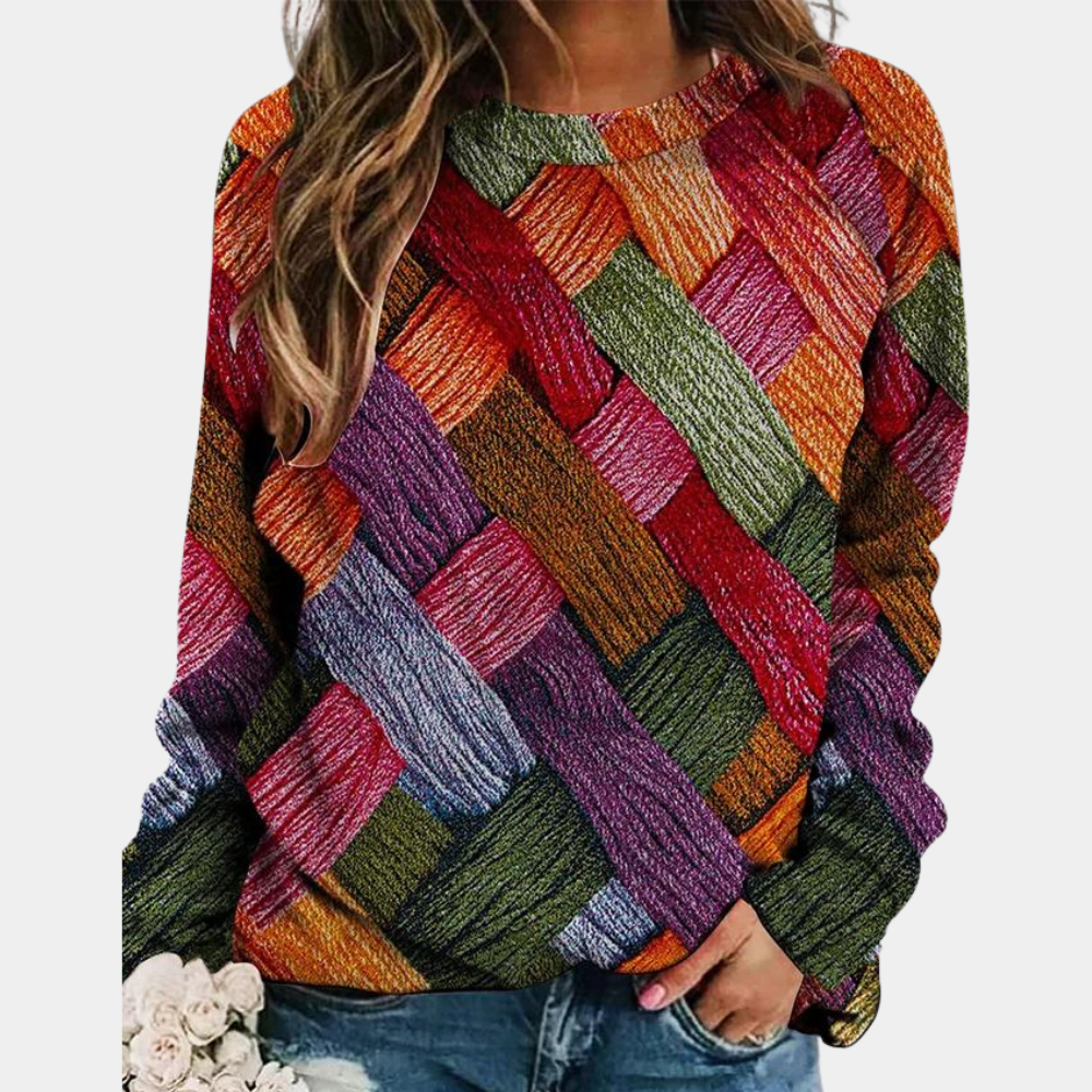 Fashionable Multicolour Ladies Sweater