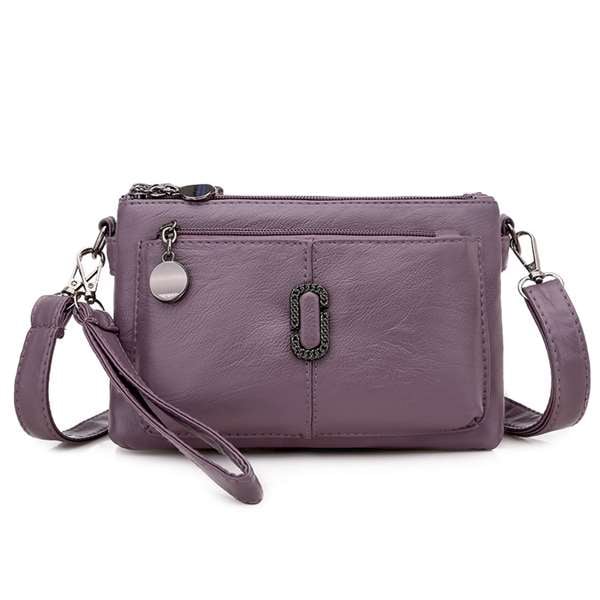 Chic Leather Shoulder Bag Sienna
