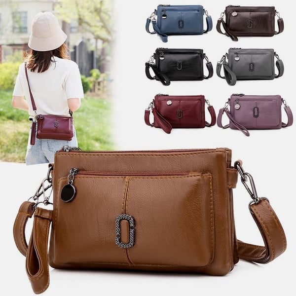 Chic Leather Shoulder Bag Sienna