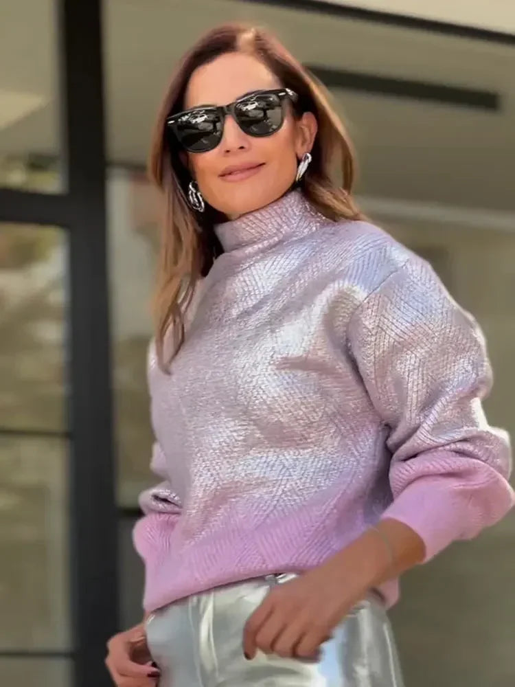Fashionable Women's Ombre Knit Sweater - OutfitLondon