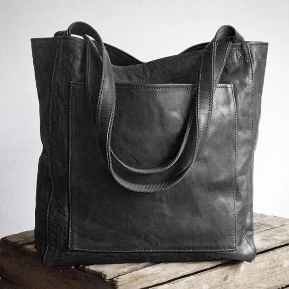 Fashionable Ladies Leather Tote Bag