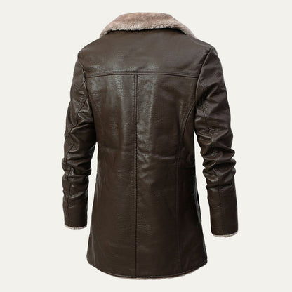 Men's Warm Synthetic Lined Classic Overcoat