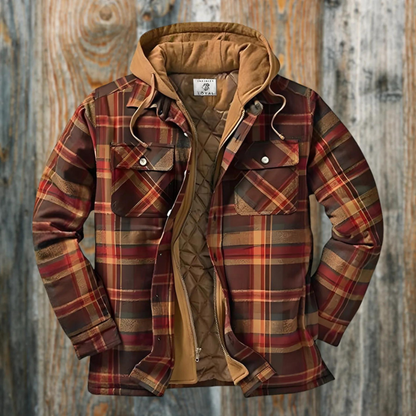 Warm Cozy Mens Parka Jacket