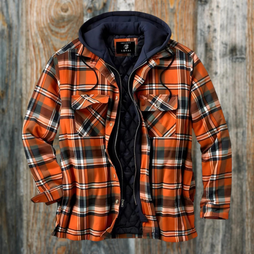 Warm Cozy Mens Parka Jacket
