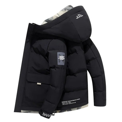 Warm Padded Mens Insulated Coat - OutfitLondon