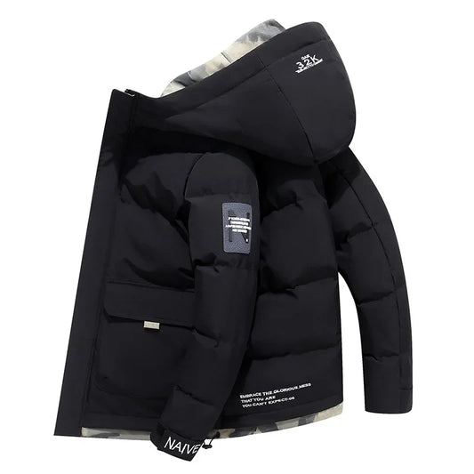Warm Padded Mens Insulated Coat - OutfitLondon