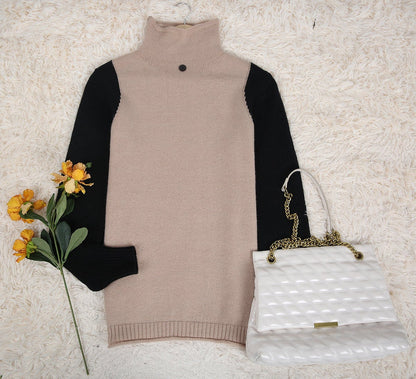 Classic Crew Neck Knit Sweater Sophia