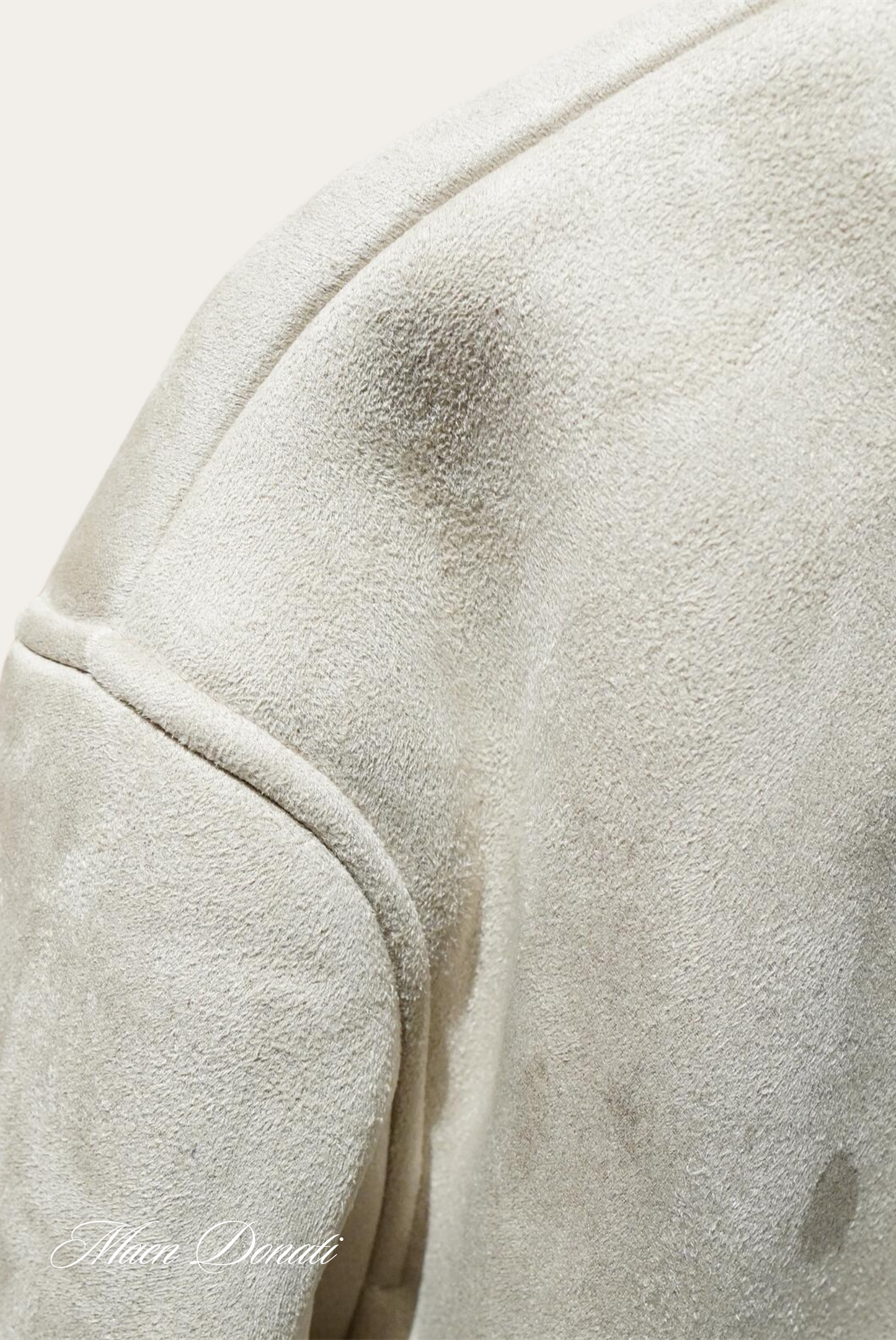 Men's Quilted Jacket with Faux Fur Trim