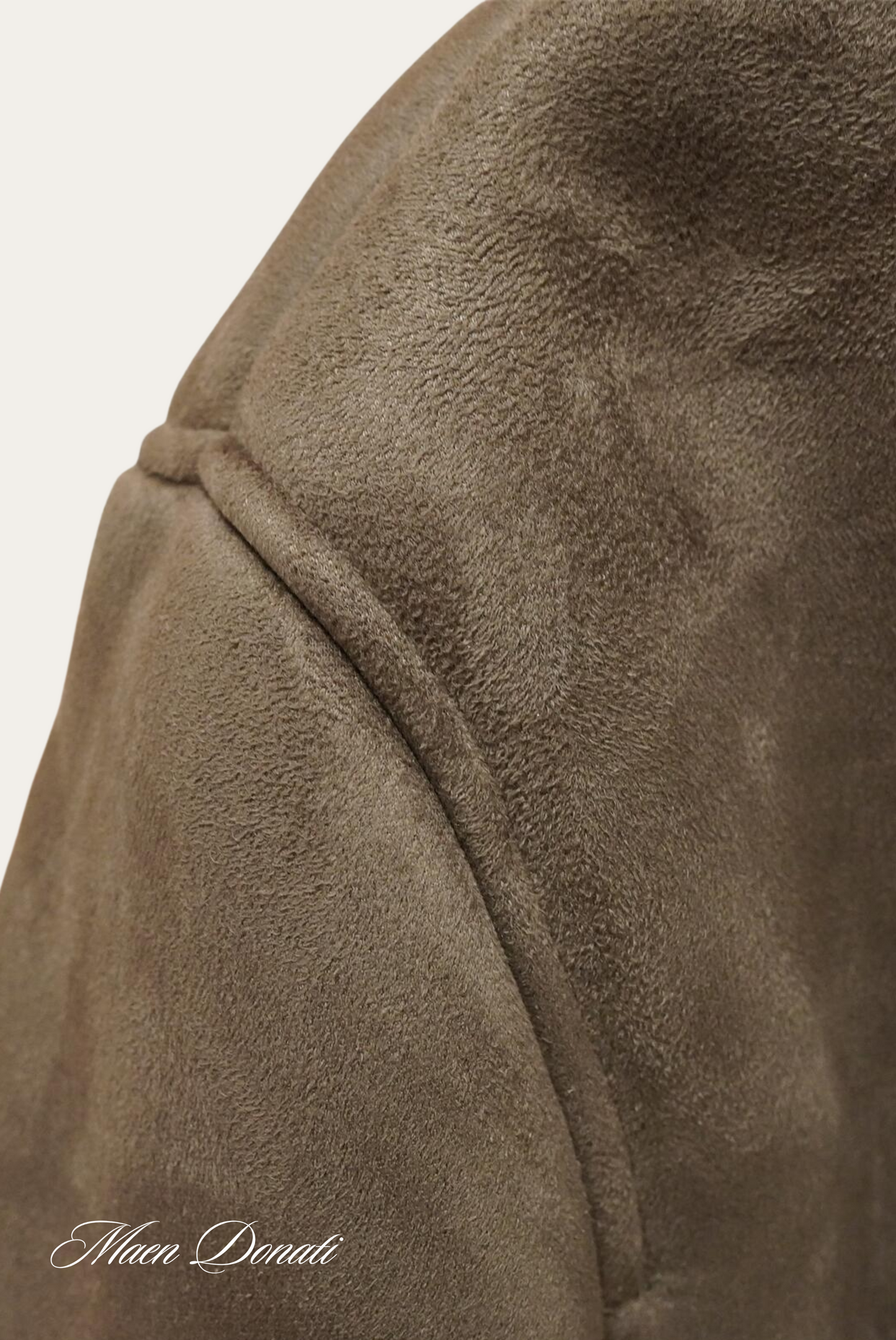 Men's Quilted Jacket with Faux Fur Trim