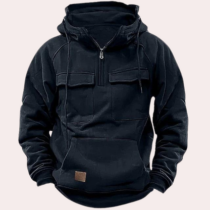 Warm Mens Cozy Hooded Sweatshirt