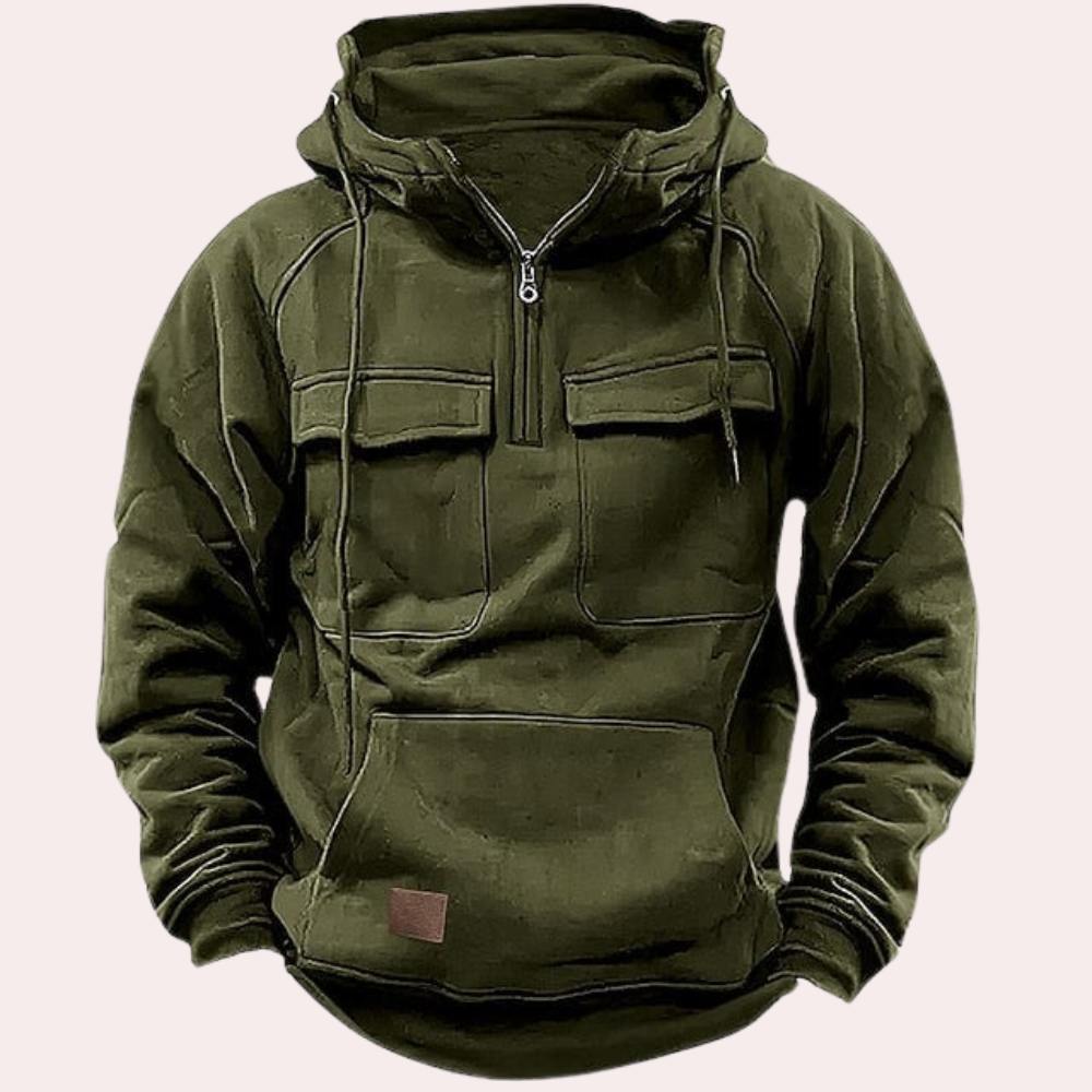 Warm Mens Cozy Hooded Sweatshirt