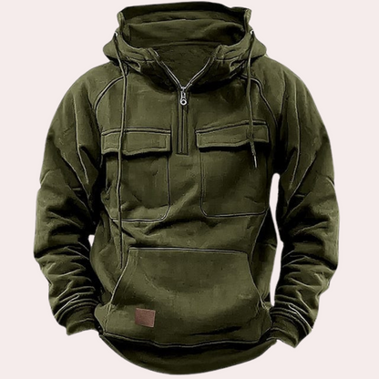 Warm Mens Cozy Hooded Sweatshirt