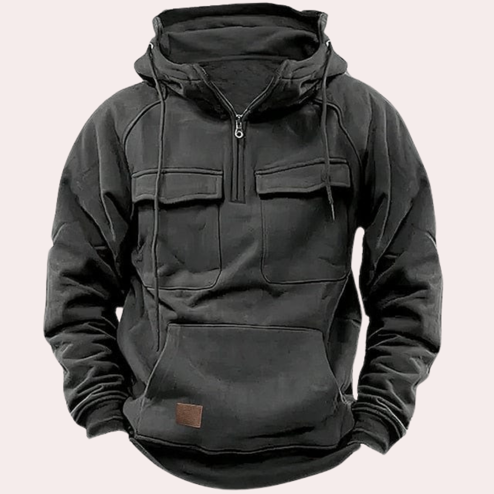 Warm Mens Cozy Hooded Sweatshirt