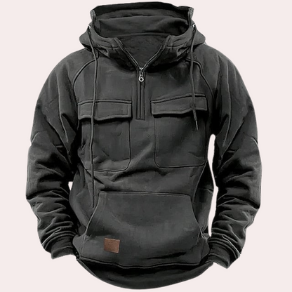 Warm Mens Cozy Hooded Sweatshirt