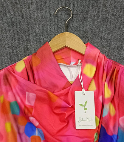 Warm Graphic Knit Sweater for Women