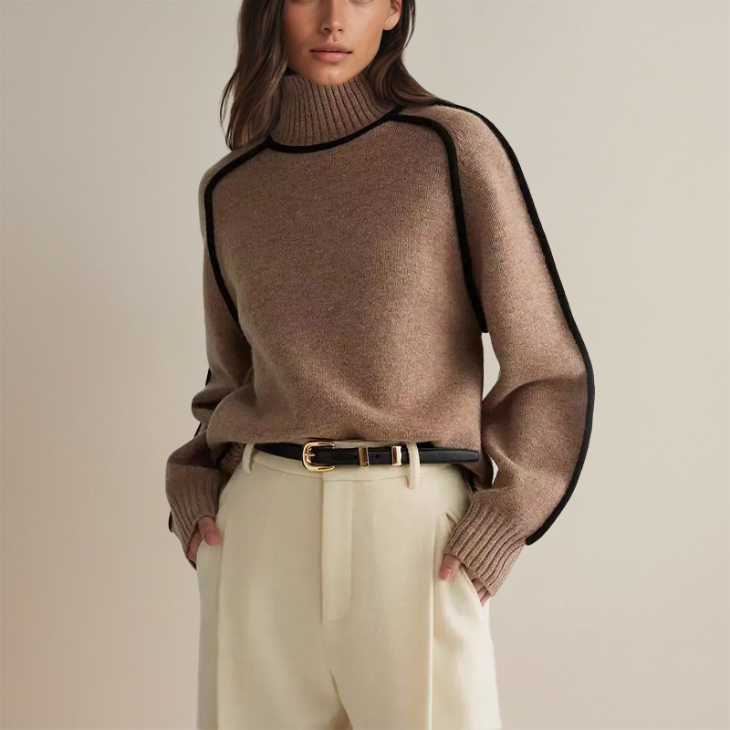 Classic Ladies Turtleneck Sweater