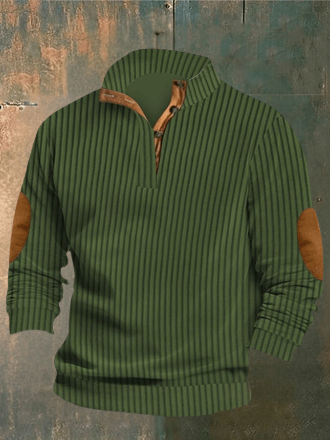 Distressed Crew Neck Sweater