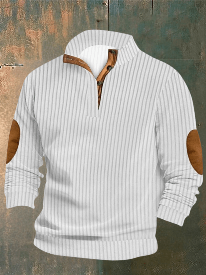 Distressed Crew Neck Sweater
