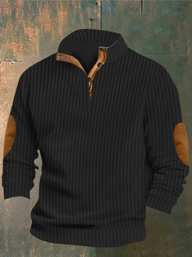 Distressed Crew Neck Sweater - OutfitLondon