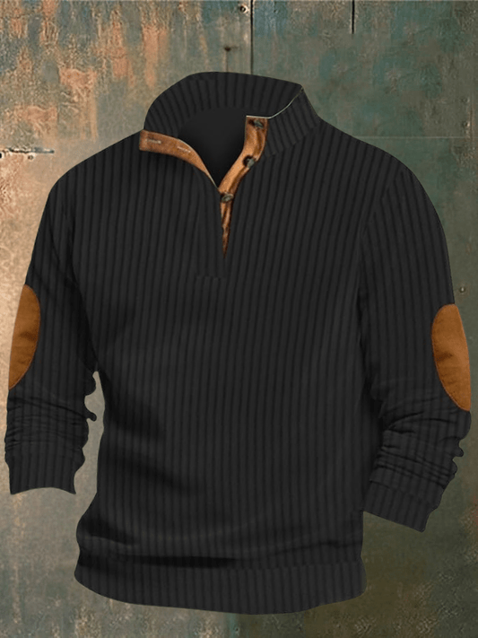 Distressed Crew Neck Sweater - OutfitLondon