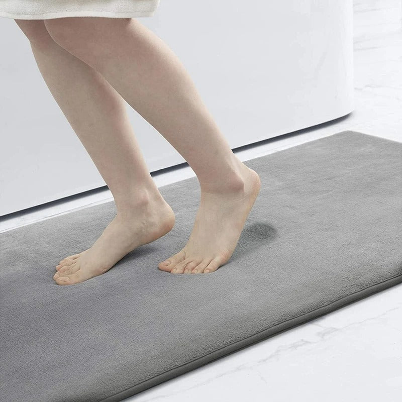 Luxury Microfiber Bathroom Mat Non Slip Quick Dry Mat