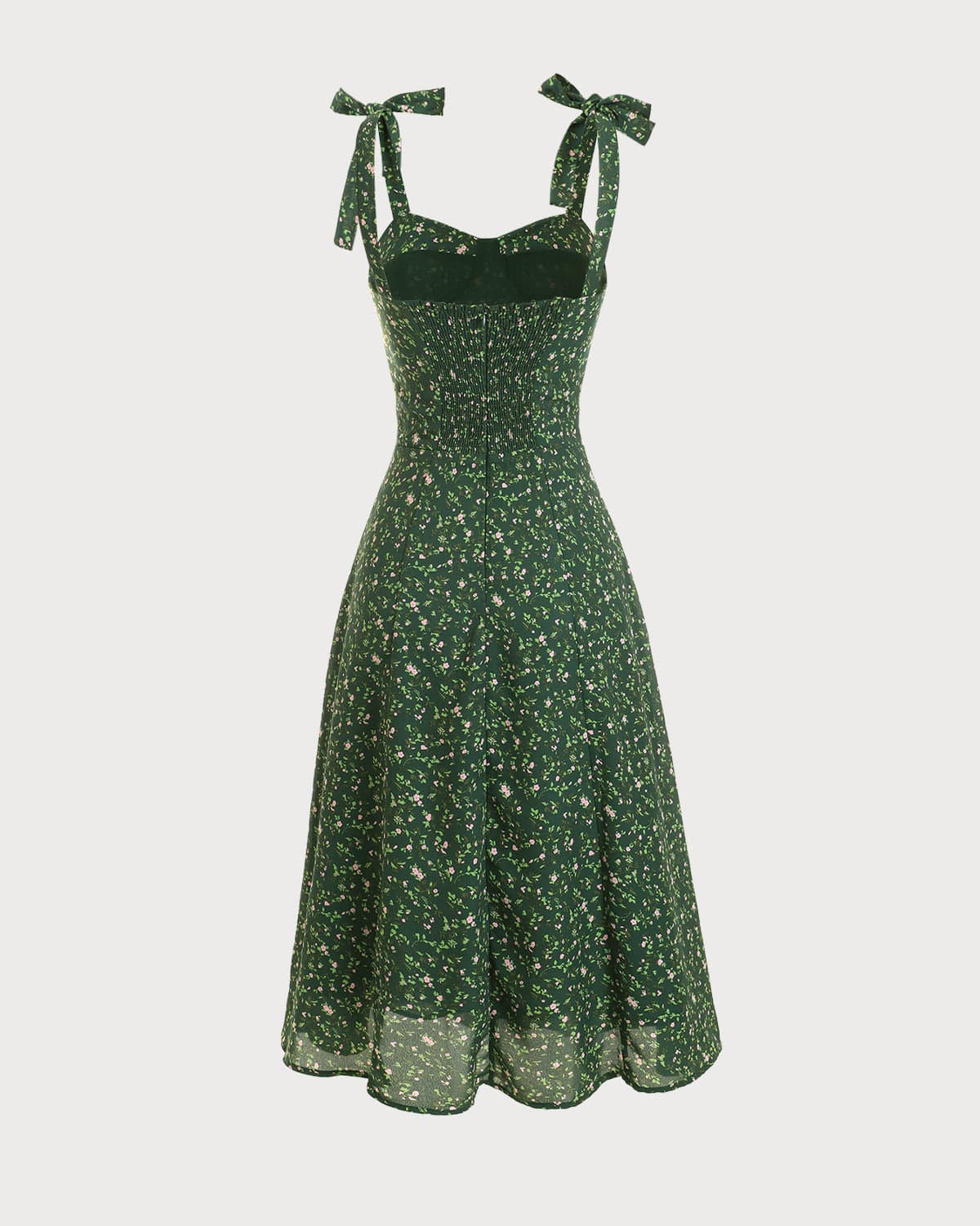 Susanna | High-Waisted Floral Tie-Strap Sundress