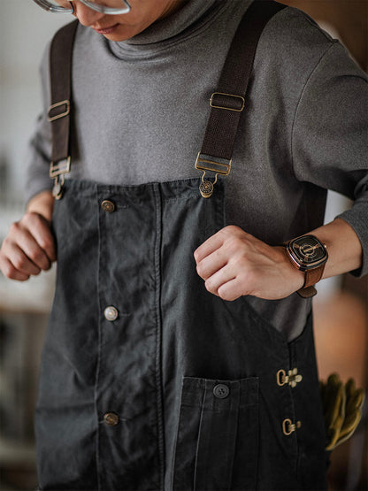 Sylvia | Relaxed Fit Canvas Utility Overalls
