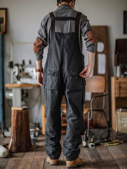 Sylvia | Relaxed Fit Canvas Utility Overalls