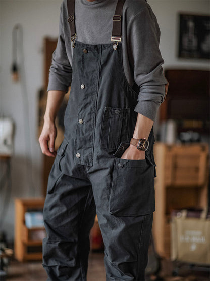 Sylvia | Relaxed Fit Canvas Utility Overalls
