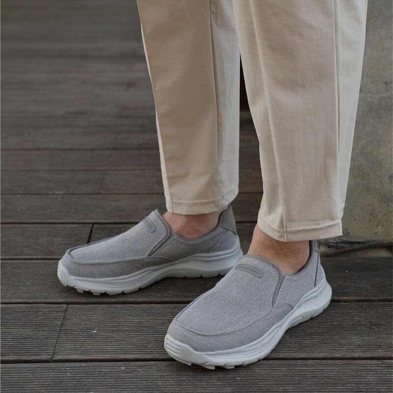 Relaxed Fit Orthopaedic Gray Loafers