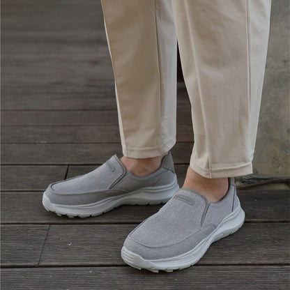 Relaxed Fit Orthopaedic Gray Loafers