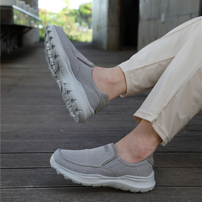 Relaxed Fit Orthopaedic Gray Loafers
