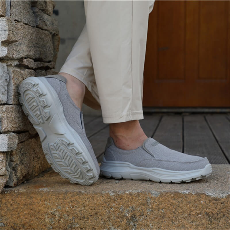 Relaxed Fit Orthopaedic Gray Loafers