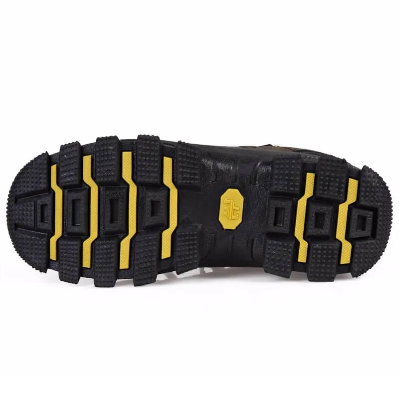 Waterproof Green Hiking Boots Leather Trekking Shoes